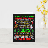 12日間の特別教育IEPS SPED教師向けの特別教育 カード (黄色い花)