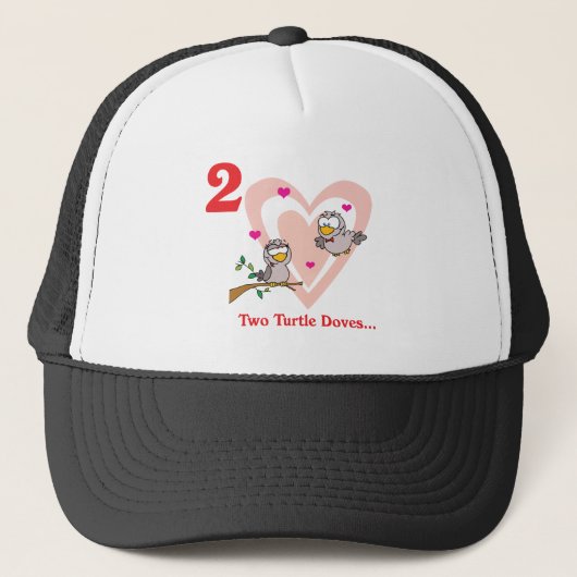12日間の2羽のキジバト キャップ (正面)