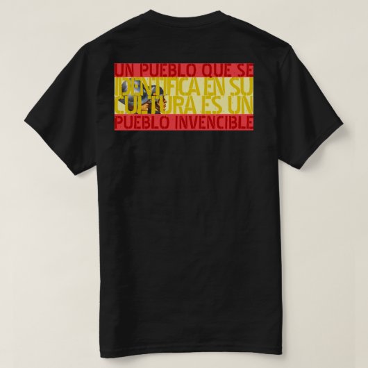 12日10月 Tシャツ (デザイン裏面)