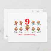 12日9レディース踊り ポストカード (正面/裏面)
