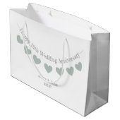 12日/シルク結婚ズハート ラージペーパーバッグ (裏面アングル)