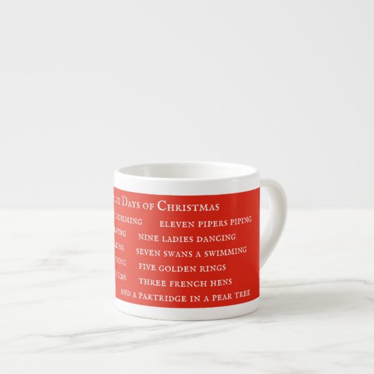 12日LYRICS Espresso Cup /赤 エスプレッソカップ (正面右)