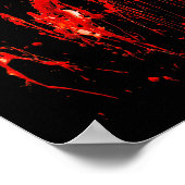 12時間シフトナーススケルトンタロットカードおもしろい ポスター (角)