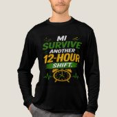 12時間シフト カスタムジャマイカ人認定看護助手/看護師 トライブレンドTシャツ (正面)