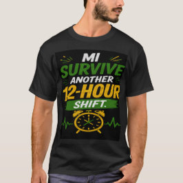 12時間シフト カスタムジャマイカ人認定看護助手/看護師Tシャツ Tシャツ