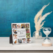 12最高の年間の叔父の写真コラージュ フォトプラーク (インサイチュ)