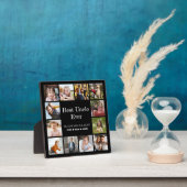 12最高の年間の叔父の写真コラージュ フォトプラーク (インサイチュ)