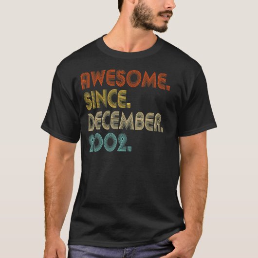 12月から20誕生日20素晴らし歳 Tシャツ (正面)