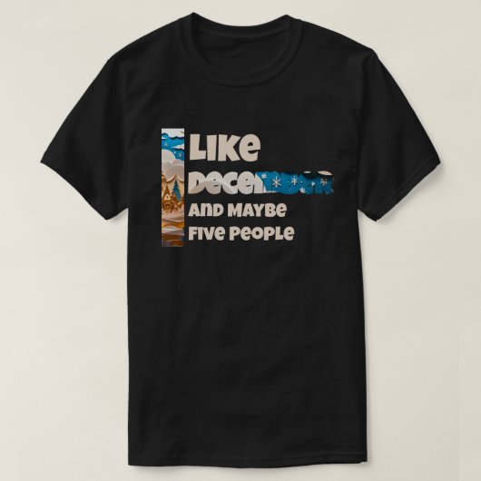 12月が好きかも Tシャツ (デザイン正面)