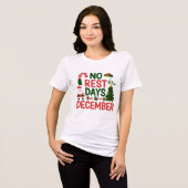 12月にレスト日なし トライブレンドTシャツ (正面全面)