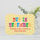 12月に生まれる予定 案内状 (スタンド正面)