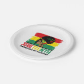 12月に私の祖先を思い出祝する ペーパープレート (アングル)