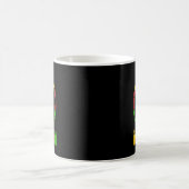 12月に私の祖先を覚える黒の自由 コーヒーマグカップ (中央)