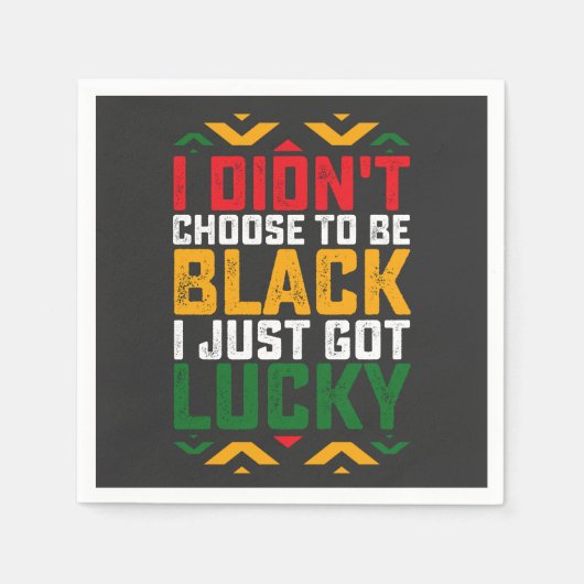 12月に私は黒になることを選ばなかった スタンダードカクテルナプキン (正面)