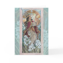 12月のアールヌーボー誕生石シリーズの女性