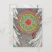 12月のウィンドウポストカード ポストカード (正面/裏面)