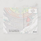 12月のウィンドウポストカード ポストカード (裏面)