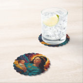 12月のクリスマスの喜び ペーパーコースター (インサイチュ)