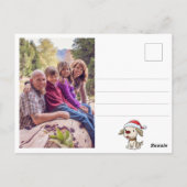 12月のクリスマスカスタム葉書を思い出す ポストカード (裏面)