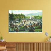 12月のゴールデンゲートパークでの群衆の眺め キャンバスプリント (インサイチュ (リビング))