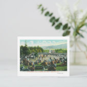 12月のゴールデンゲートパークでの群衆の眺め ポストカード (スタンド正面)