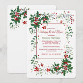 12月のシャワー招待状 招待状 (正面/裏面)