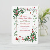 12月のシャワー招待状 招待状 (スタンド正面)