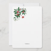 12月のシャワー招待状 招待状 (裏面)