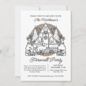 12月のストップ別れのパーティーで立ち寄る 招待状 (正面)