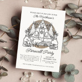 12月のストップ別れのパーティーで立ち寄る 招待状