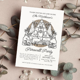 12月のストップ別れのパーティーで立ち寄る 招待状