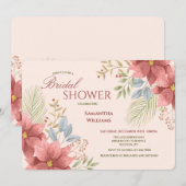 12月のブライダルシャワー 招待状 (正面/裏面)