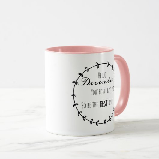 12月のマグ マグカップ (正面右)