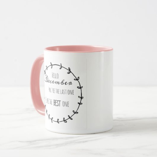 12月のマグ マグカップ (正面左)