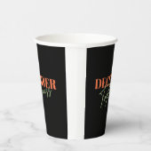 12月の一緒祝立ち：の季節 紙コップ (右)