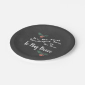 12月の休日Bunco ペーパープレート (アングル)