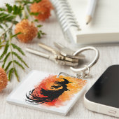 12月の影の飛行 キーホルダー (正面右)