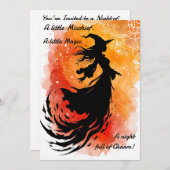 12月の影の飛行 招待状 (正面/裏面)