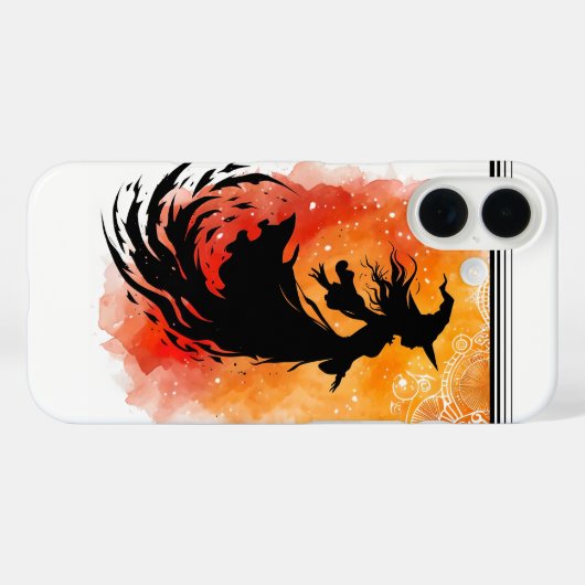 12月の影の飛行 Case-Mate iPhoneケース (裏面 (横))