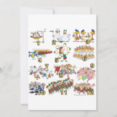 12月の日のクリスマスソング漫画 シーズンカード (正面)