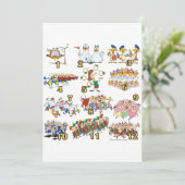 12月の日のクリスマスソング漫画 シーズンカード (スタンド正面)