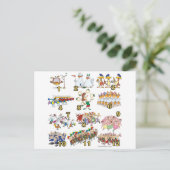 12月の日のクリスマスソング漫画 シーズンポストカード (スタンド正面)