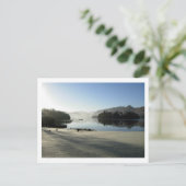 12月の朝のDerwentwaterはがき ポストカード (スタンド正面)