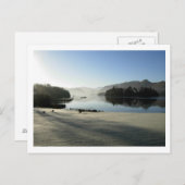 12月の朝のDerwentwaterはがき ポストカード (正面/裏面)