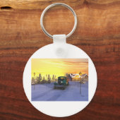 12月の朝 キーホルダー (正面)