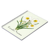 12月の水仙の花 ノートブック (左側)