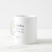 12月の水仙の誕生日グッズ コーヒーマグカップ (正面左)