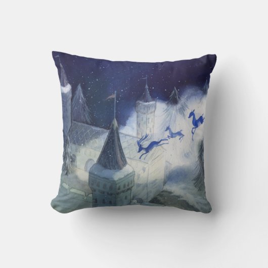 12月の物語の枕 クッション (正面)