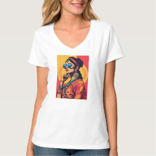 12月の皇后:激しい女性の服装 Tシャツ