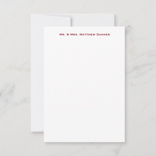 12月の祝日結婚のサンキューフラットフォトカード サンキューカード (裏面)